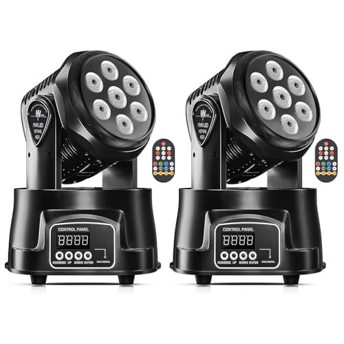 U`King Moving Head Light RGBW